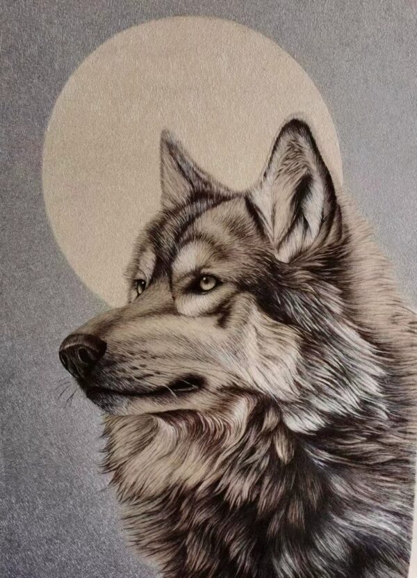 idlefish-msg-1787249294430.png 12×10" Custom Dog Portrait Embroidery Art | 100% Hand Stitched Pet Memorial Art