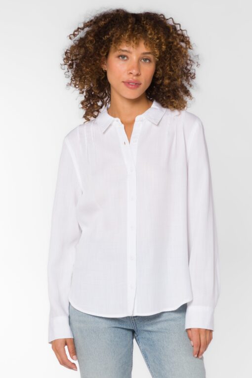 Optic White Blouse - Image 3