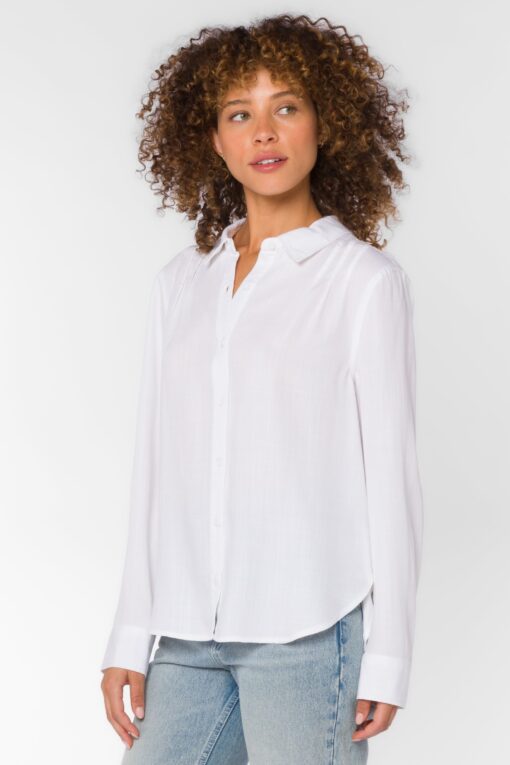 Optic White Blouse - Image 4