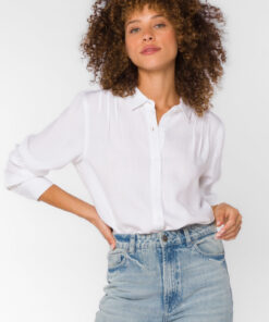 Optic White Blouse