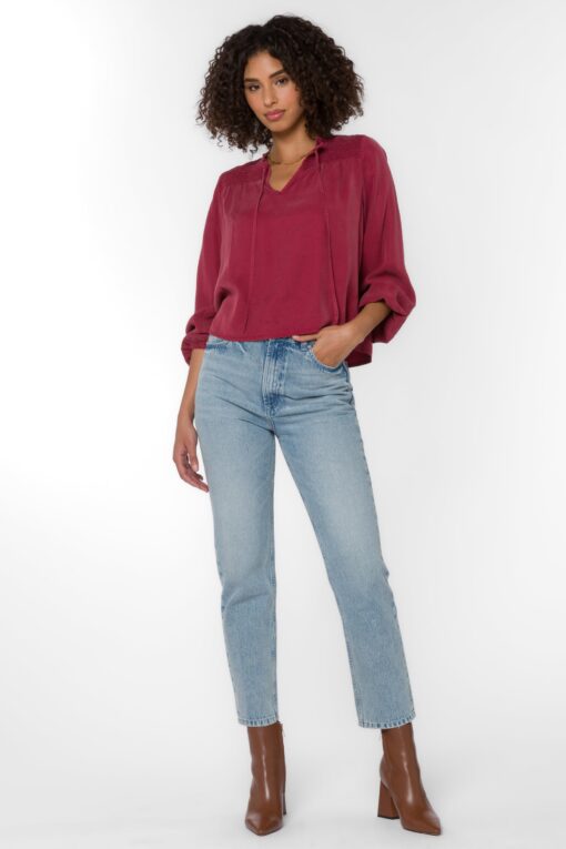 Crimson Blouse